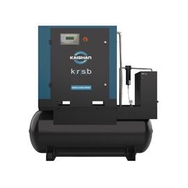 Kaishan KRST rotary screw air compressor on a receiver with integrated dryer