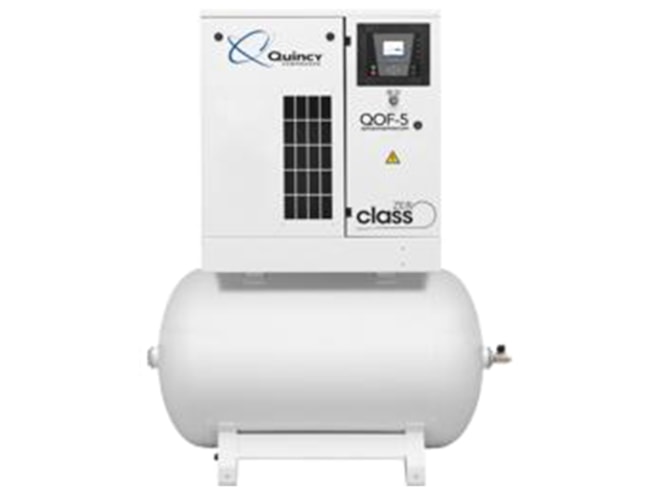 Quincy QOF-5 tank mount oilless scroll compressor
