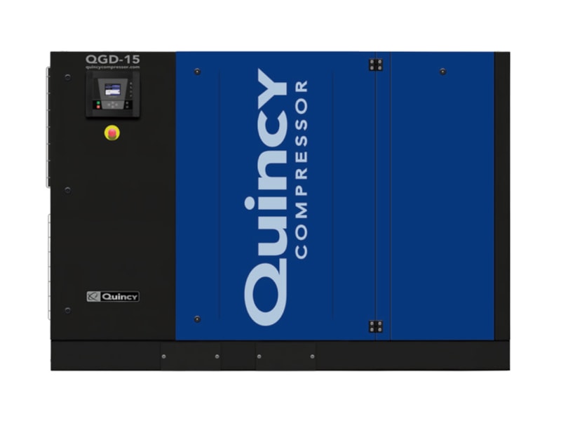 Quincy QGD 25 HP rotary screw air compressor