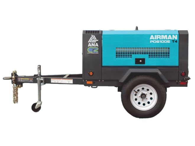 Airman PDS100S Portable Rotary Screw Air Compressor
