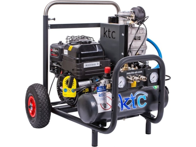 KTC KPM3.5 gas-driven portable rotary screw air compressor