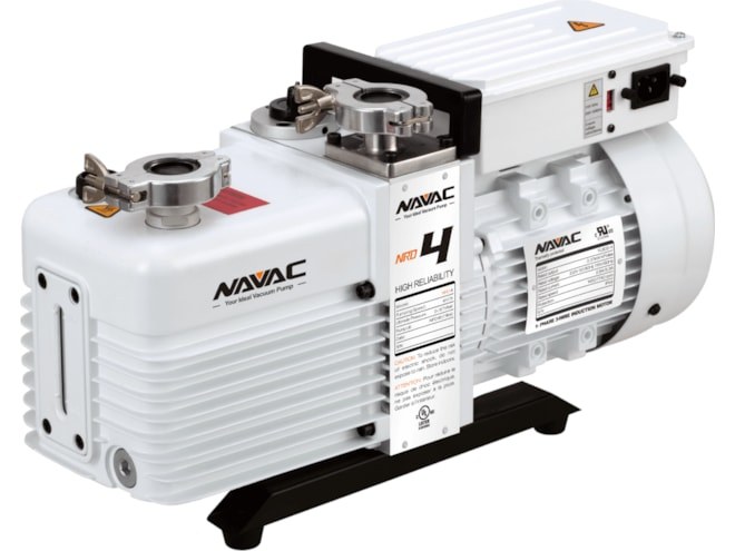 NAVAC NRD4 Dual-Stage Oil-Sealed Rotary Vane Vacuum Pump — NRD4