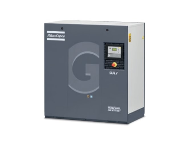 Atlas Copco GA5–11 Oil-Injected Rotary Screw Air Compressor — GA7-125 AP